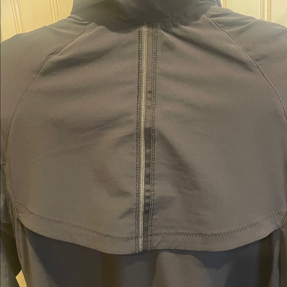 Black Athletic Jacket Size 4 - image 6
